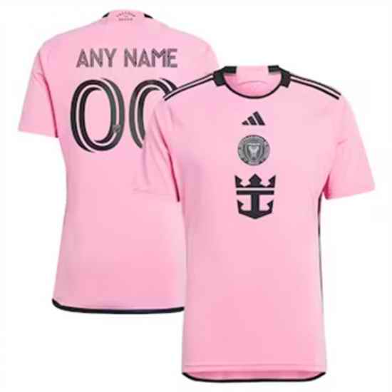 Men Inter Miami CF Custom 2024 25 Home Replica Pink
